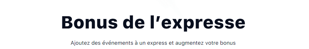 Bonus de l'Express au Casino 1Win Bonus et Promo Code pour les Paris sur les événements Sportifs chez 1Win Site Web