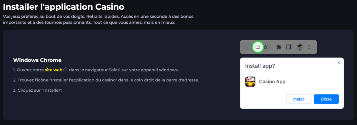 BDMBet Casino sur PC Application sur PC au BDMBet sur Internet Francophone