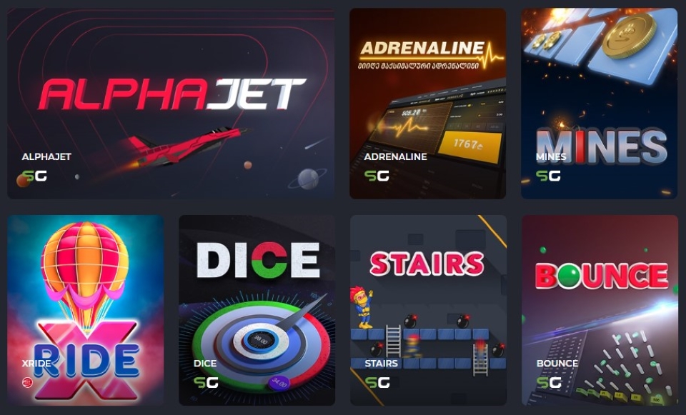 Superbe Mini Jeux sur Casino Bet Live Fiable