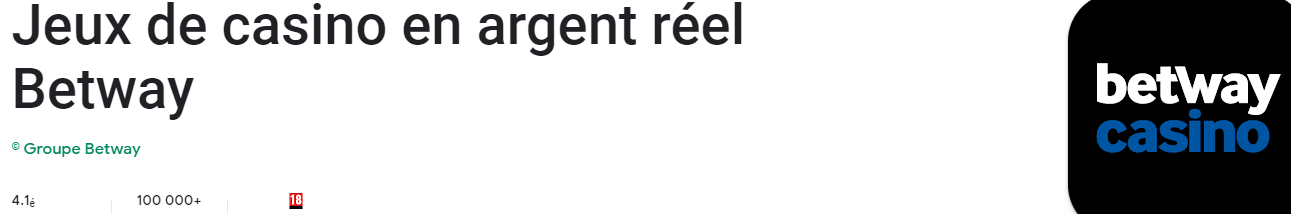  En ligne Betway Casino Application téléchargement