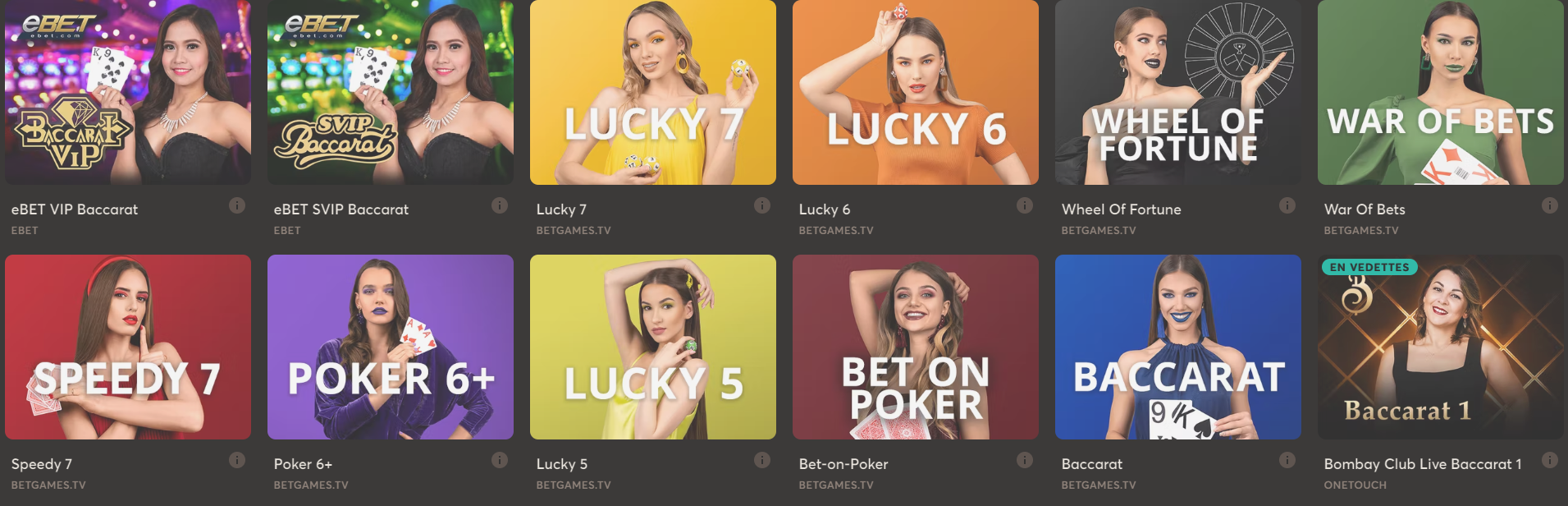 jeux BitCasino blackjack avec Croupier en direct