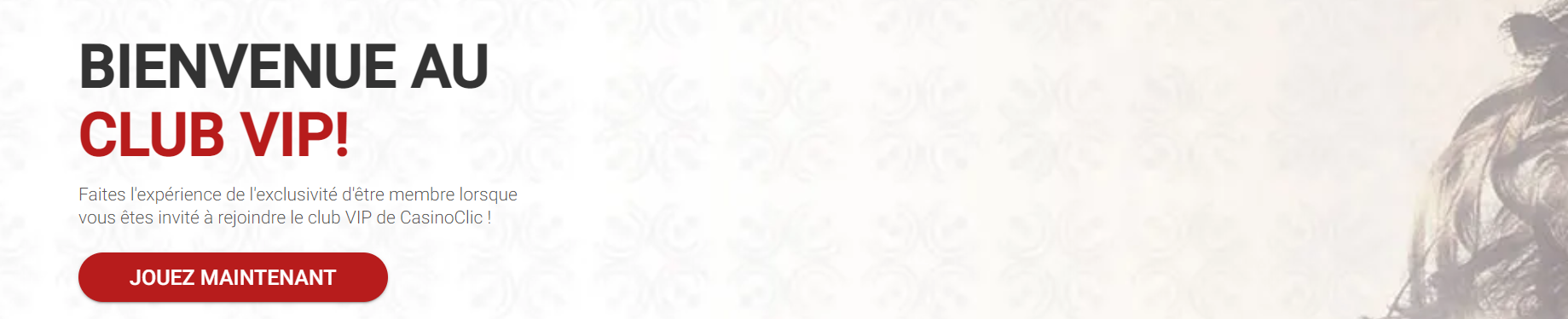 bonus CasinoClic VIP bonus pour les joueurs France