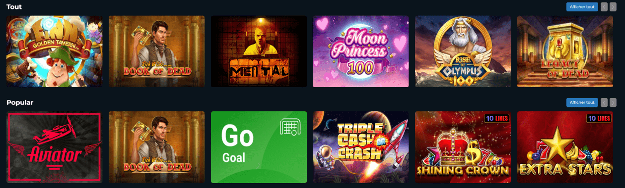 Casino Jeux sur Casino Exclusive-Bet Casino Bet Exclusive Presente Meilleurs Lobby de Jeux pour les Joueurs Français