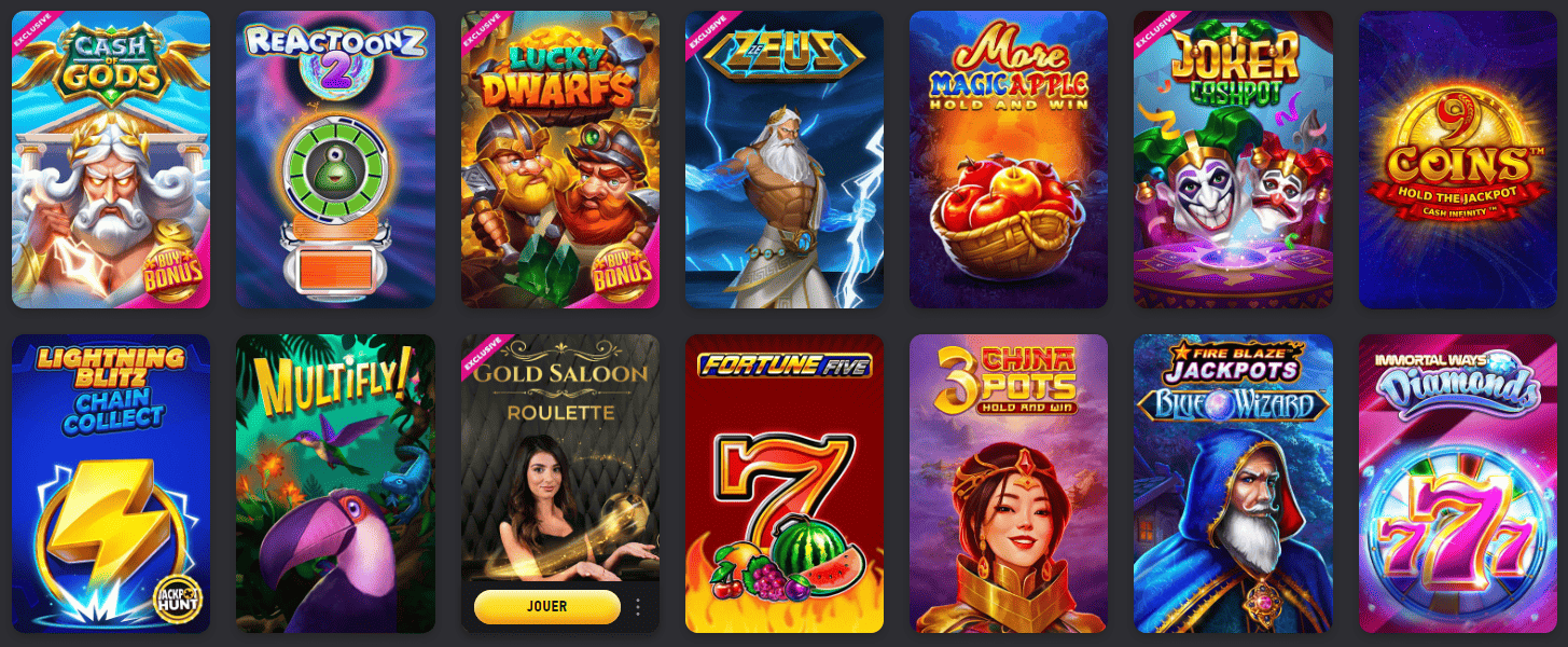 FezBet Casino Français - Tous Jeux avec Bonus