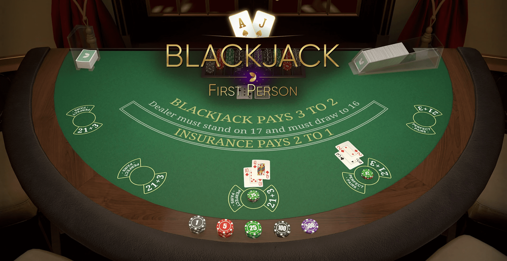Jouer FirstPerson BlackJack Jeu sur Internet en Casino Français