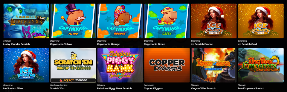 Jouer en Cartes de Grattage au Casino sur internet en France