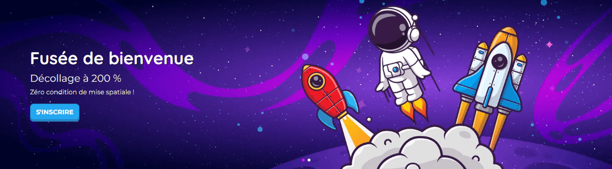 Obtenir Fusée de Bienvenue au Jackpot Bob Casino en Ligne