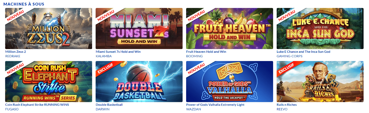 Slots au LuckyTreasure Casino Casino Treasure Lucky Machines à Sous Jeux en Ligne Francophone