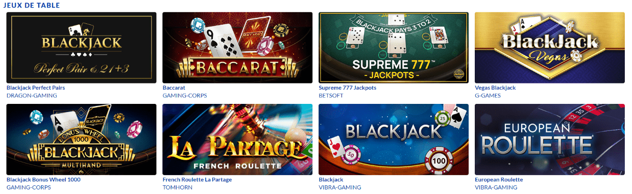 Jeux de Société au LuckyTreasure Casino Casino TreasureLucky Jeux de Table en Ligne Français