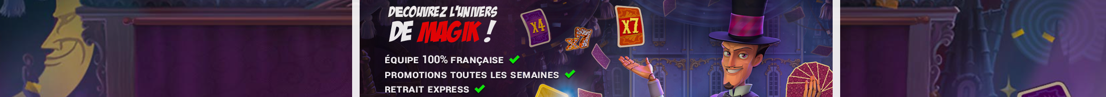 bonus Avis Magik Casino retrait - Un dépôt de 500 €