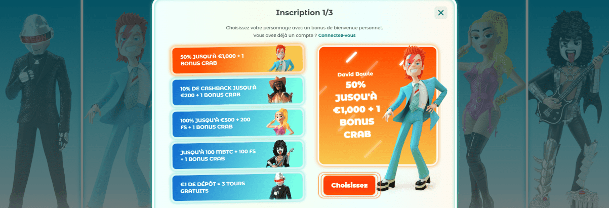 Inscription au Neon54 Casino Neon54 Casino en Ligne France Enregistrer un Nouvel Utilisateur