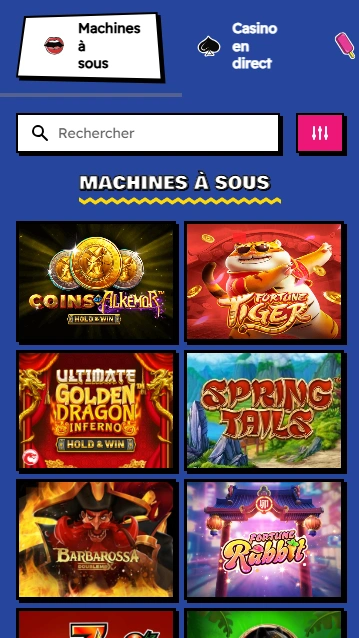 Jeux au Casino Oh My Zino Gagner Gros au Machines à Sous sur Casino Oh My Zino en Ligne