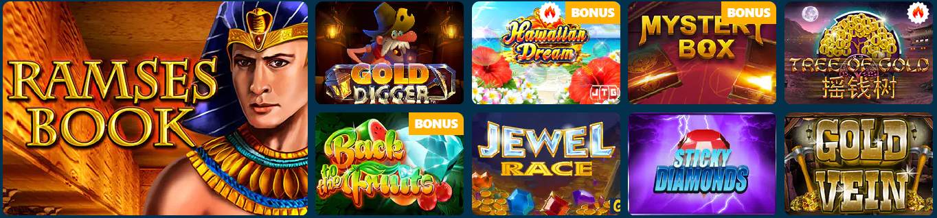 Slots au Paradise Win Casino Casino WinParadise avec Bon Machines à Sous Jeux Pour le Plaisir