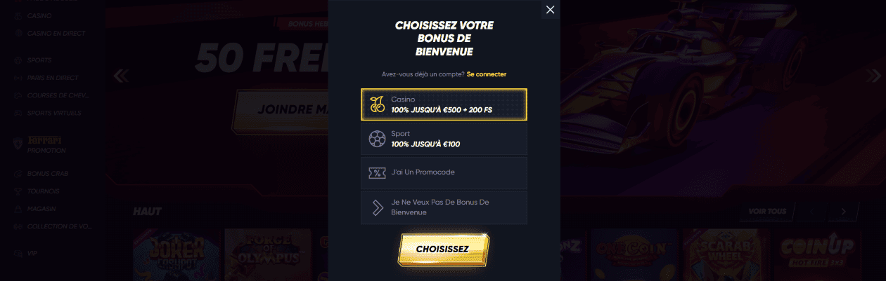 Inscription et Connexion au QuickWin Casino Fiable pour Jouer