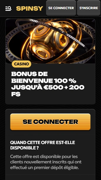 Bonus de Bienvenue en Casino Spinsy Découvrez de Excellent Bonus sans Dépôt sur Casino Spinsy en Ligne