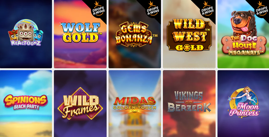 Quelles sont les machines à sous disponibles dans les casino StickyWilds en ligne ?