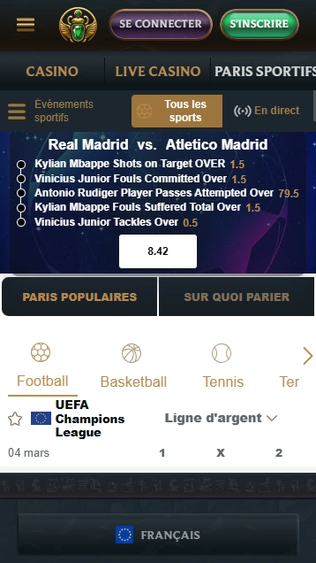 Paris Sportifs sur Casino Talismania Réel Sport Bookmaker Talismania Online avec les Coefficients les Plus Élevés