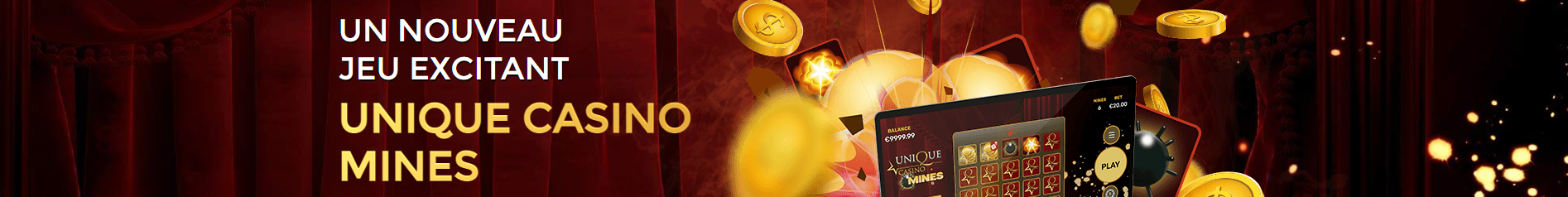 bonus Cashback pour chaque dépôt au CasinoUnique.FR