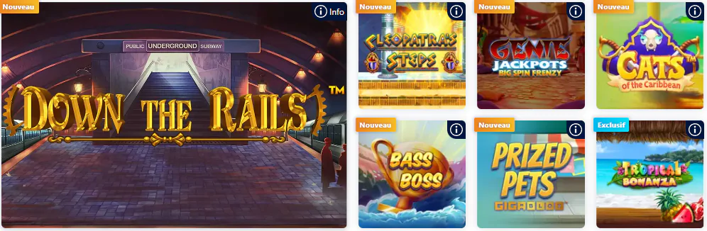 Quelles sont les machines à sous présentes dans la mobile de William Hill France 