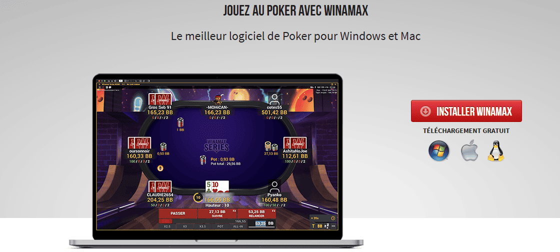 Poker au Winamax Casino Essayer de Jouer Poker Jeux en Ligne sur FR WinamaxCasino Fiable