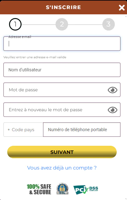 Inscription au Winorama Casino Connexion sur 1 Winorama Casino Web et Login au Mon Compte